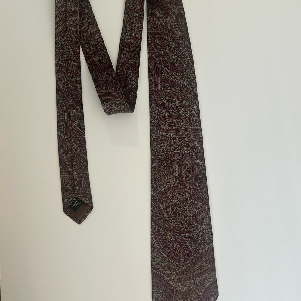 Isaco, Made in Italy, Paisley Patterned Men's‎ Tie